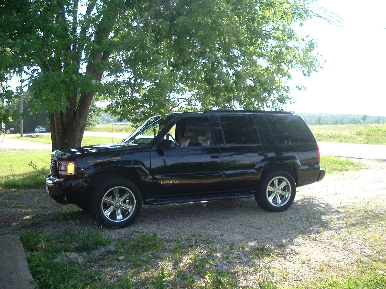 Black GMC Denali SUV